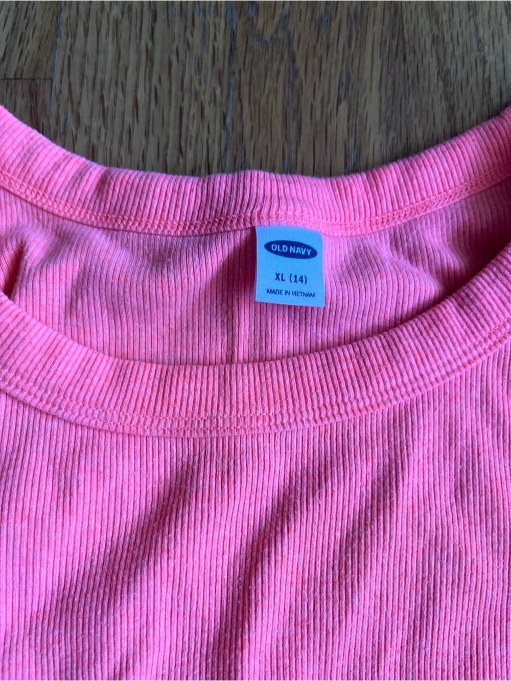 Girls Old Navy Coral Top size XL